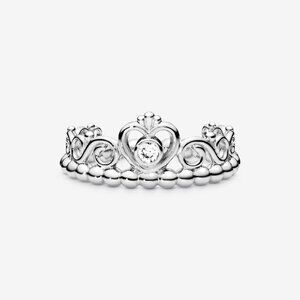 💍 Pre-Loved Pandora Princess Tiara Crown Ring 💍